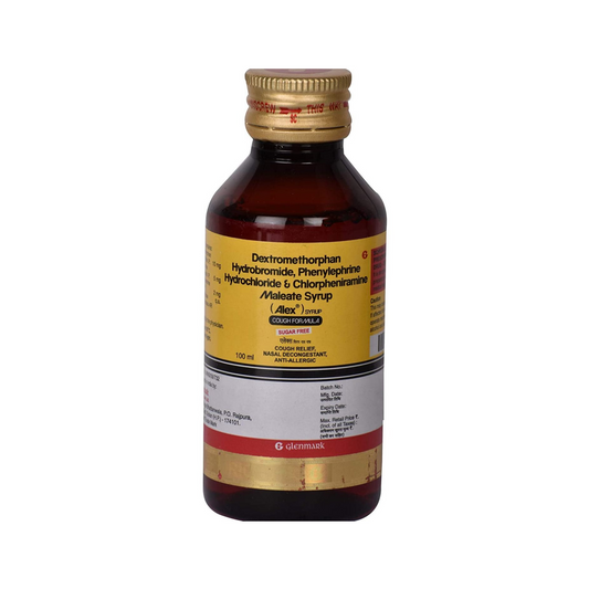 एलेक्स शुगर फ्री 100ml सिरप