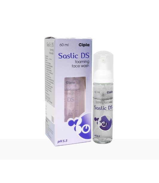 सास्लिक डीएस फोमिंग फेस वॉश 60ml